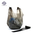 Recycle hdpe plastic vest handle trash garbage packing bags